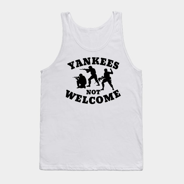 Yankees not welcome Tank Top by fjaque